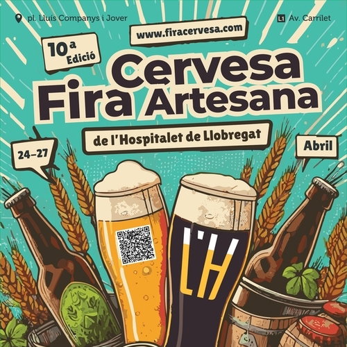 La Fira de Cervesa Artesana de l’Hospitalet celebra su 10ª edición con más de 200 variedades para descubrir