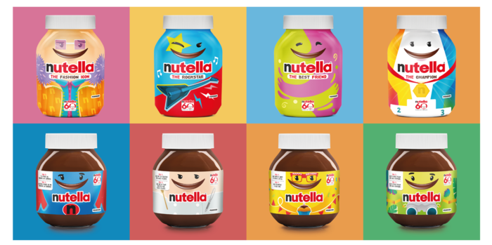 Nutella celebra su 60 aniversario con una nueva edición limitada de sus icónicos tarros