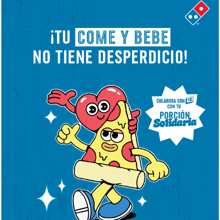  Domino's Pizza recauda más de 6.500 euros a Cruz Roja gracias a su iniciativa “Porción Solidaria” contra el desperdicio alimentario