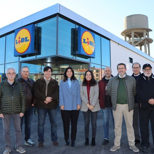 Lidl reabre en Gernika su primer supermercado en Euskadi tras restaurar e integrar un depósito de agua centenario que sobrevivió a los hechos de 1937