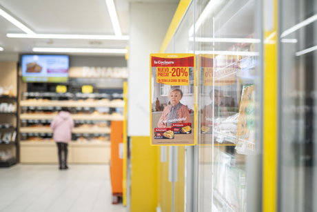 Soporte publicitario en un supermercado Alimerka .jpg