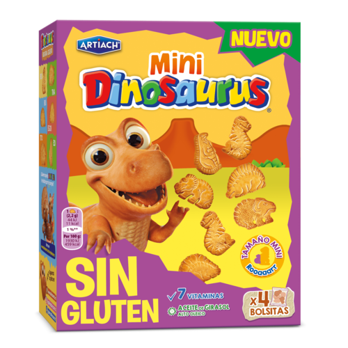 Dinosaurus lanza sus primeras galletas sin gluten