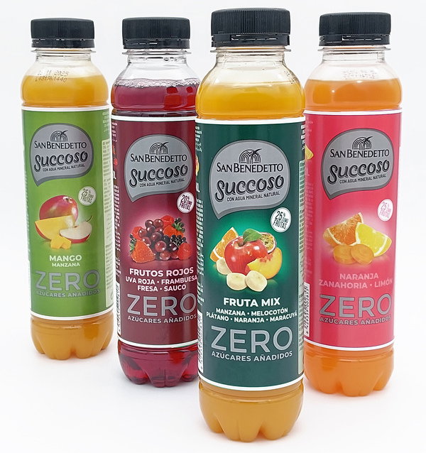 San Benedetto relanza su icónico refresco ‘zero’ bajo la marca ‘Succoso’