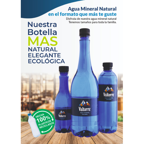 Agua de Valtorre lanza su nueva línea de hostelería innovando en imagen y en embotellado
