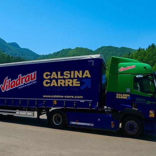 VILADRAU apuesta por un nuevo tráiler 100% eléctrico en su cadena logística