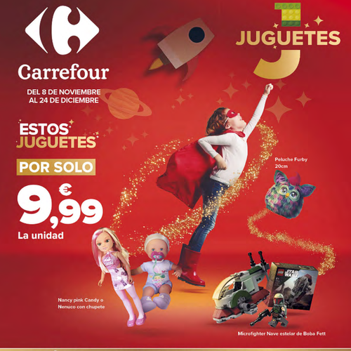 Carrefour ofrece más de 1.000 juguetes por menos de 20 euros