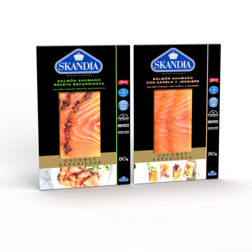 Skandia lanza al mercado una nueva gama de salmón con recetas innovadoras