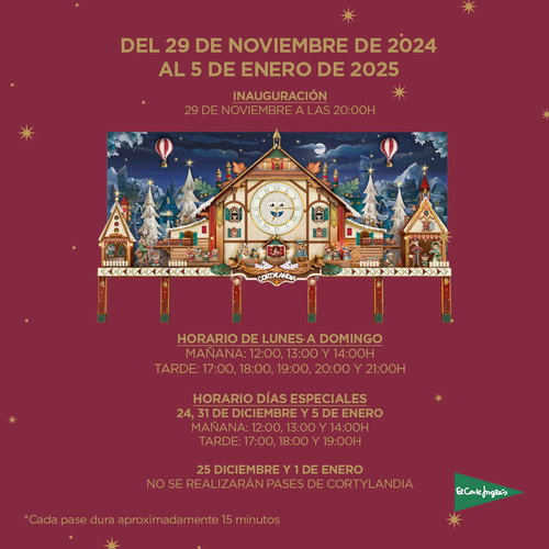 El Corte Inglés estrena “La ciudad del Tiempo”, el nuevo espectáculo de Cortylandia, en Preciados