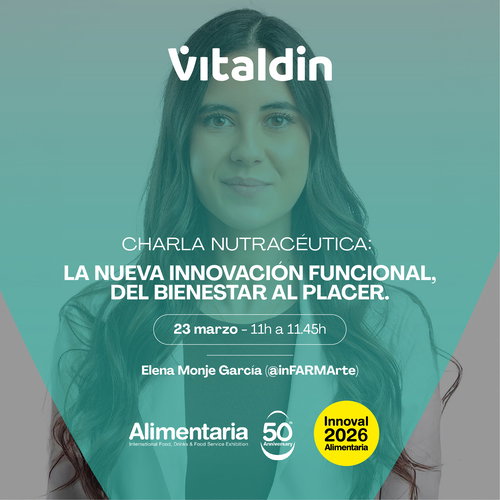 Vitaldin abordará en INNOVAL el auge de la nutracéutica y presentará sus últimas innovaciones en gummies funcionales y nutrición deportiva