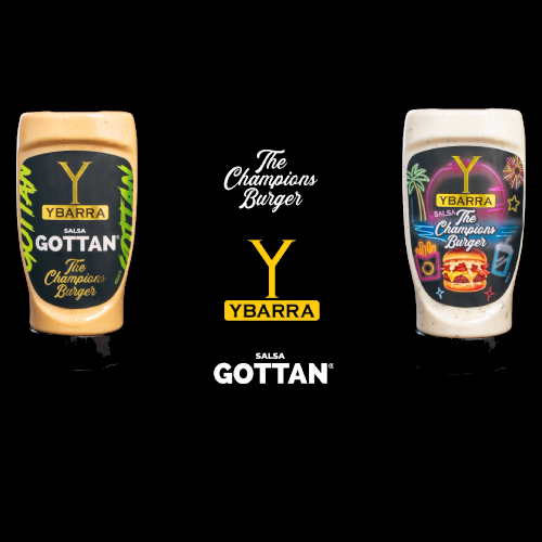 Ybarra lanza campaña de comunicación para sus nuevas salsas The Champions Burger y Gottan