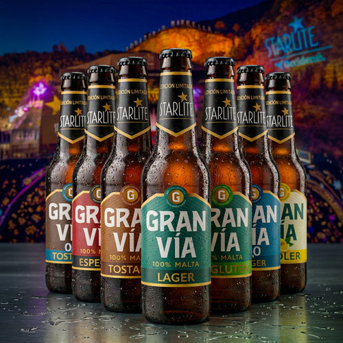 Cervezas Gran Vía, nueva cerveza oficial de Starlite 2026