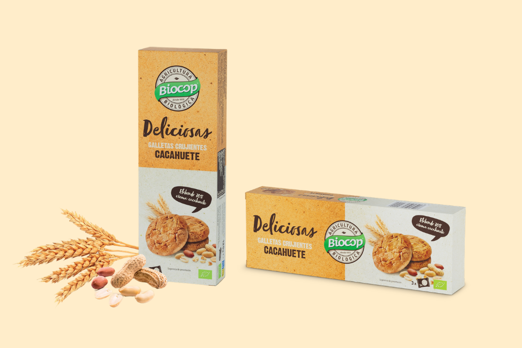Biocop presenta las nuevas Deliciosas Crujientes Cacahuete, el snack bio perfecto para este verano