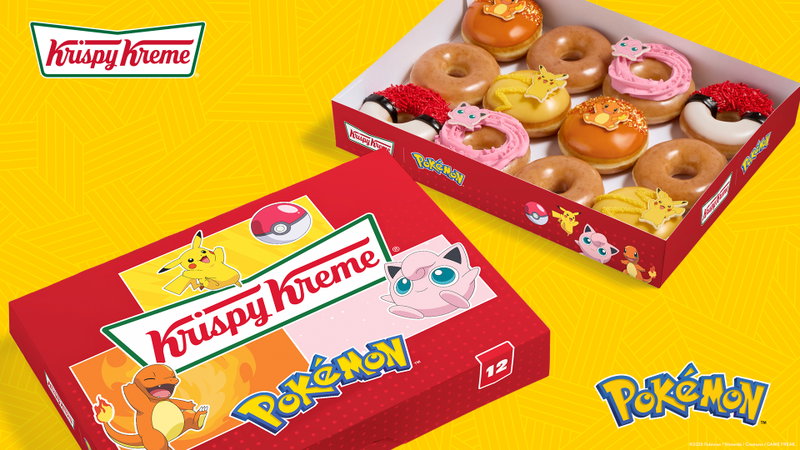 Krispy Kreme lanza una edición especial de Pokémon con cuatro sabores