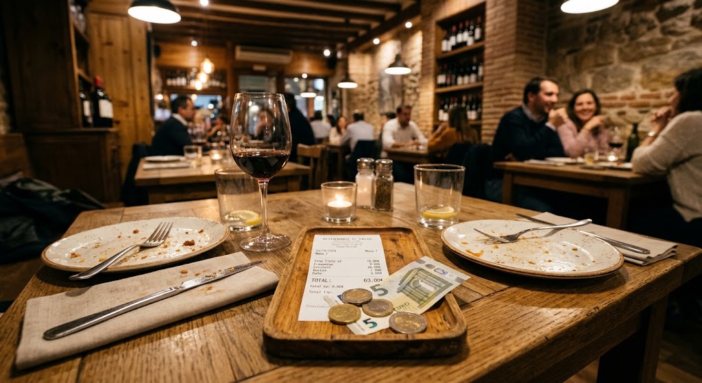 Solo el 26% de los españoles deja siempre propina cuando sale a un restaurante y un 15% no lo hace nunca, según datos de TheFork