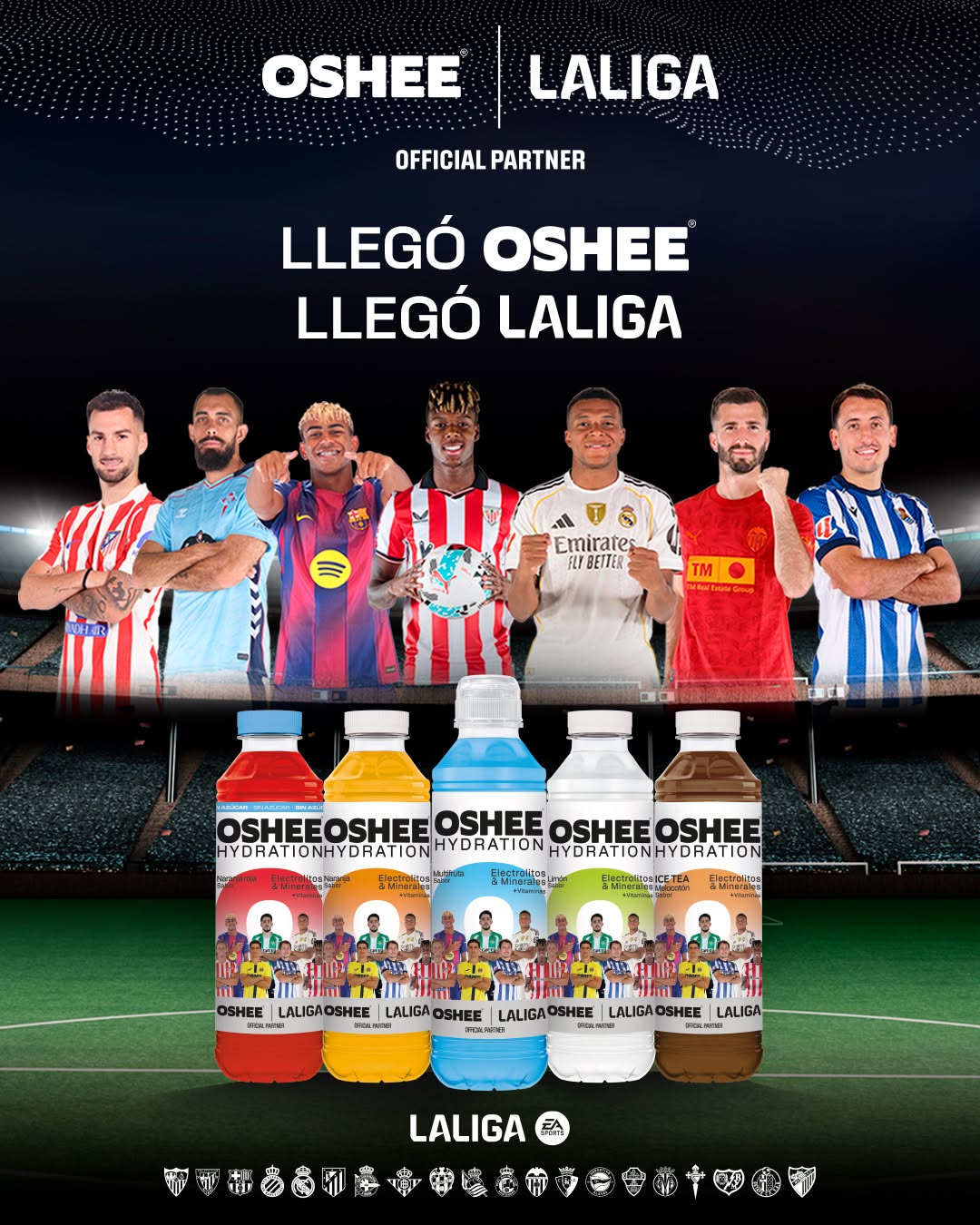 OSHEE arranca la nueva temporada de LALIGA como patrocinador oficial