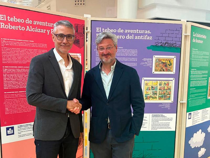 L’Aljub viaja a la infancia del siglo XX con una exposición de tebeos históricos junto al museo de Puçol