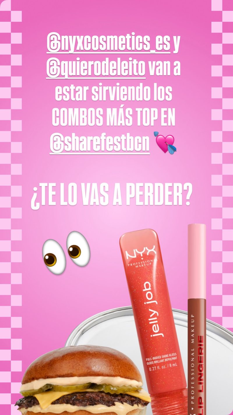 NYX PMU y Deleito presentan la colaboración más apetecible del verano en Share Festival Barcelona